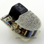 Electronic assembly of the American Optical Nuclear Demand Pacemaker