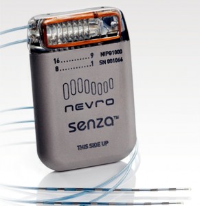 Nevro Senza Implantable Spinal Cord Stimulator for Back and Leg Pain