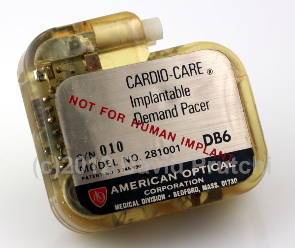 American Optical Cardio-Care Implantable Demand Pacemaker (1968)