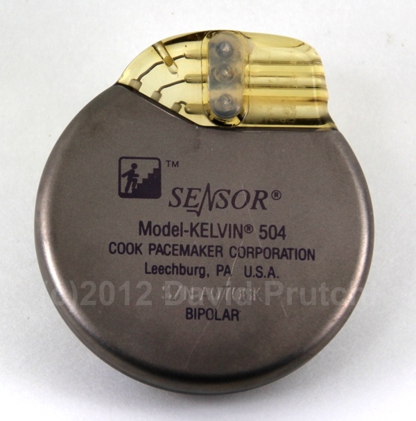 Cook Pacemakers Sensor Kelvin Model 504 central-venous-temperature-sensing rate-responsive pacemaker