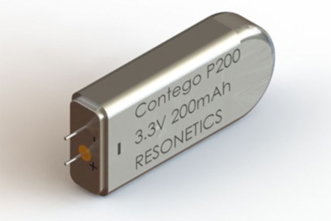 Resonetics implantable-grade battery