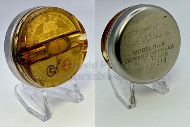 American Tech Inc DU-15 demand unipolar pacemaker, Northridge California, late 1970s. image by David Prutchi PhD