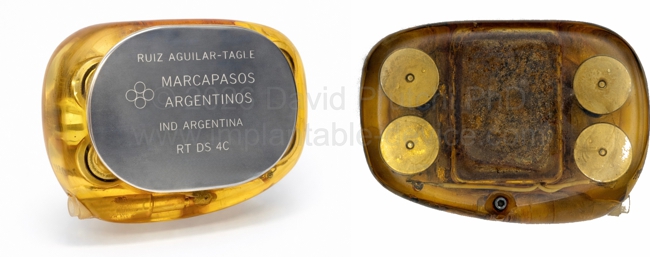 VVI pacemaker by Marcapasos Argentinos ca. 1973 (c) 2026 David Prutchi PhD