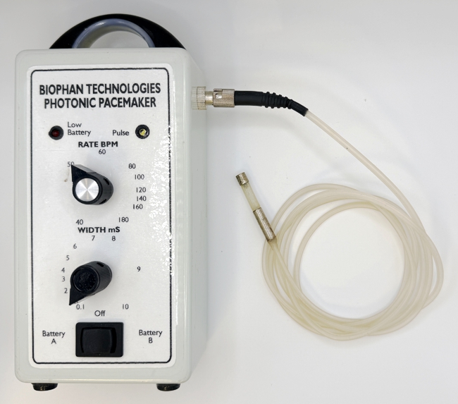 Biophan's MRI-safe photonic pacemaker David Prutchi PhD