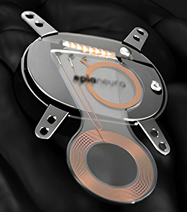 Epia Neuro's implantable BCI for post-stroke hand rehabilitation www.implantable-device.com David Prutchi PhD